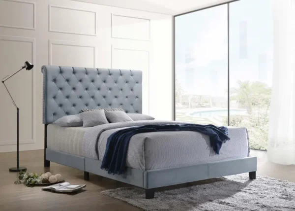 Queen/King Diamond Headboard Bed