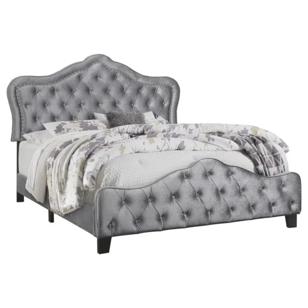 Light Grey King Bed